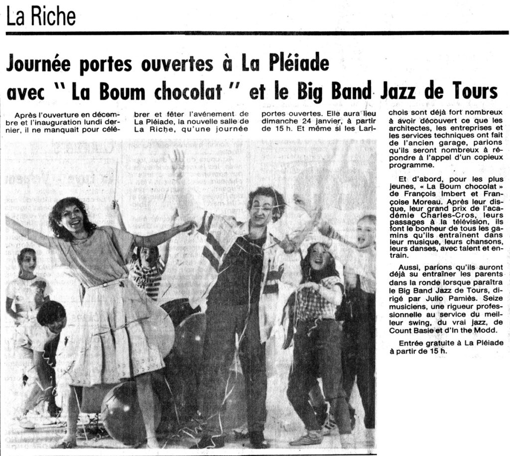 1988.01.23-NRCO.8ADPREa-1024x916 François Imbert, Françoise Moreau, Big Band Jazz de Tours, Julio Pamiès (24/01/88)
