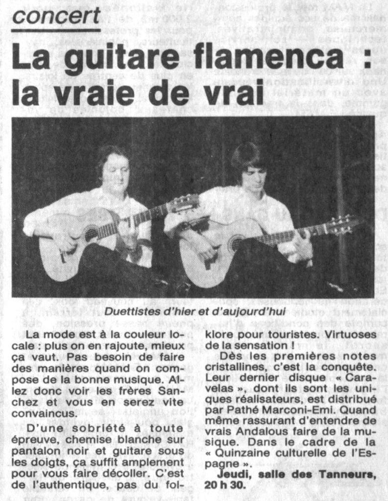 1988.03.29-NRCO.5ADPREg-792x1024 "Deuxième Quinzaine culturelle espagnole à Tours" Hermanos Sanchez (31/03/88)