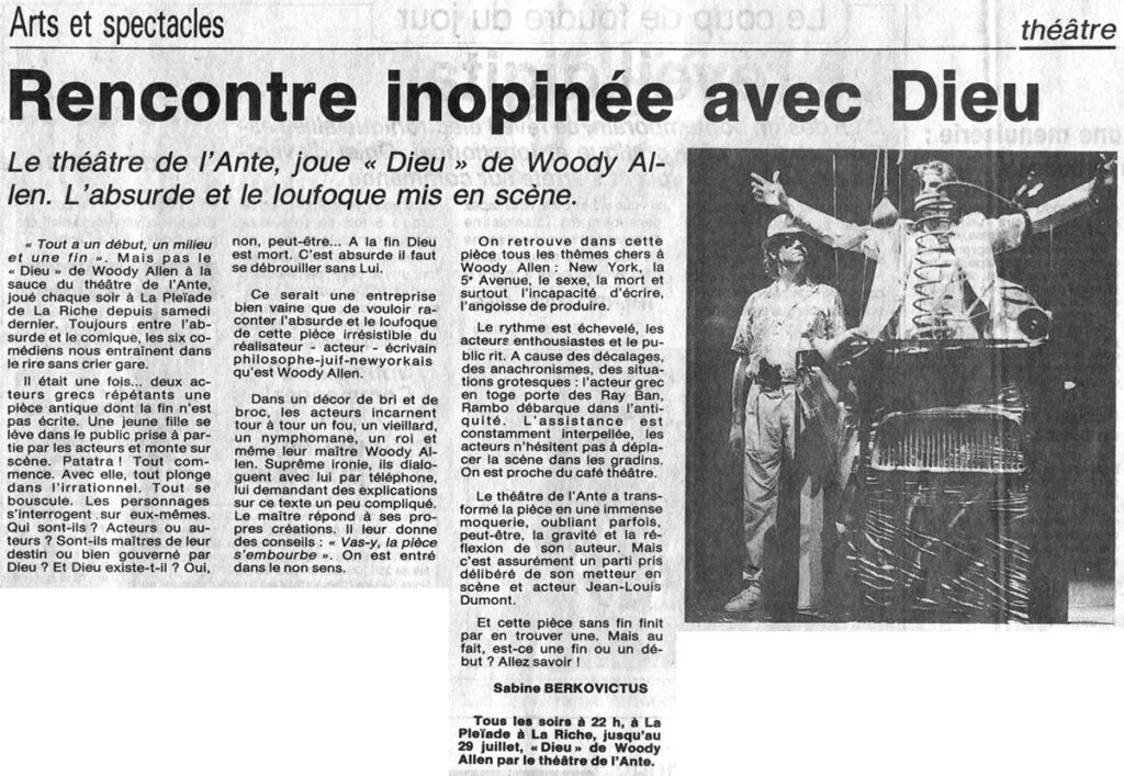 1989.07.26-NRCO.3ADPREa-1024x707 "La Riche en été" Théâtre de l’Ante (26 au 29/07/89)