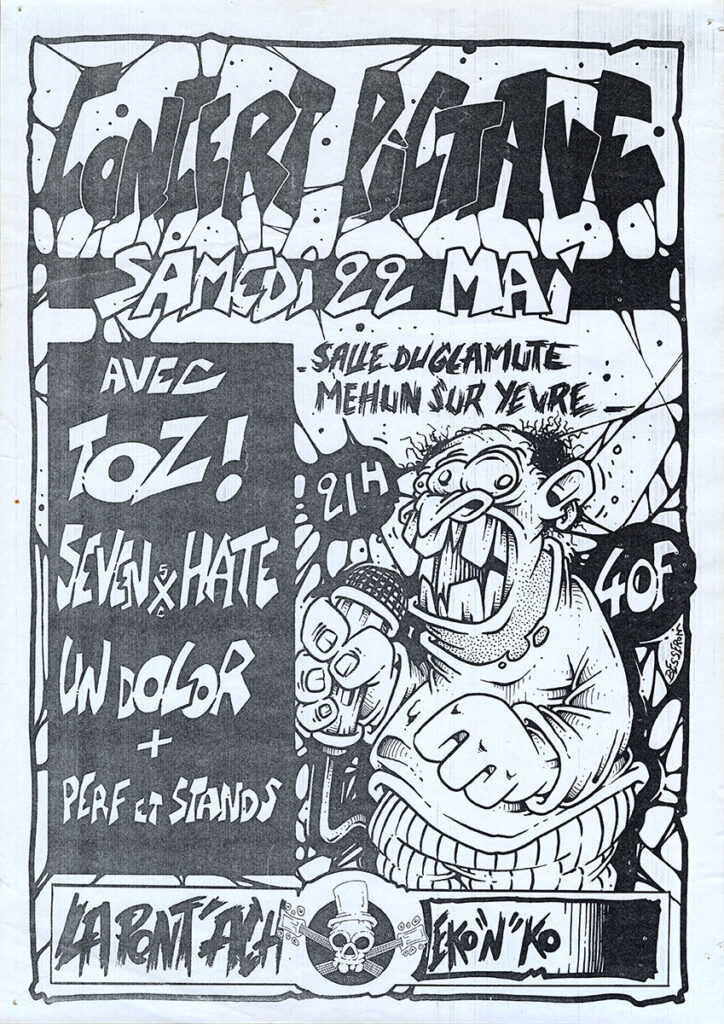 1993.05.22-A3-photocopiee-Herve-CharddonneauAF-724x1024 Toz!, Seven Hate, Un Dolor (22/05/93)