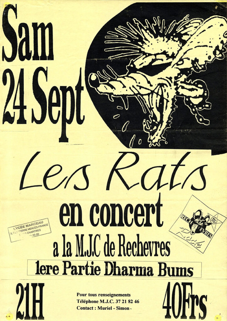 1994.09.24-A3-photocopiee-Herve-ChardoneauAF-724x1024 Les Rats, Dharma Bums (24/09/94)