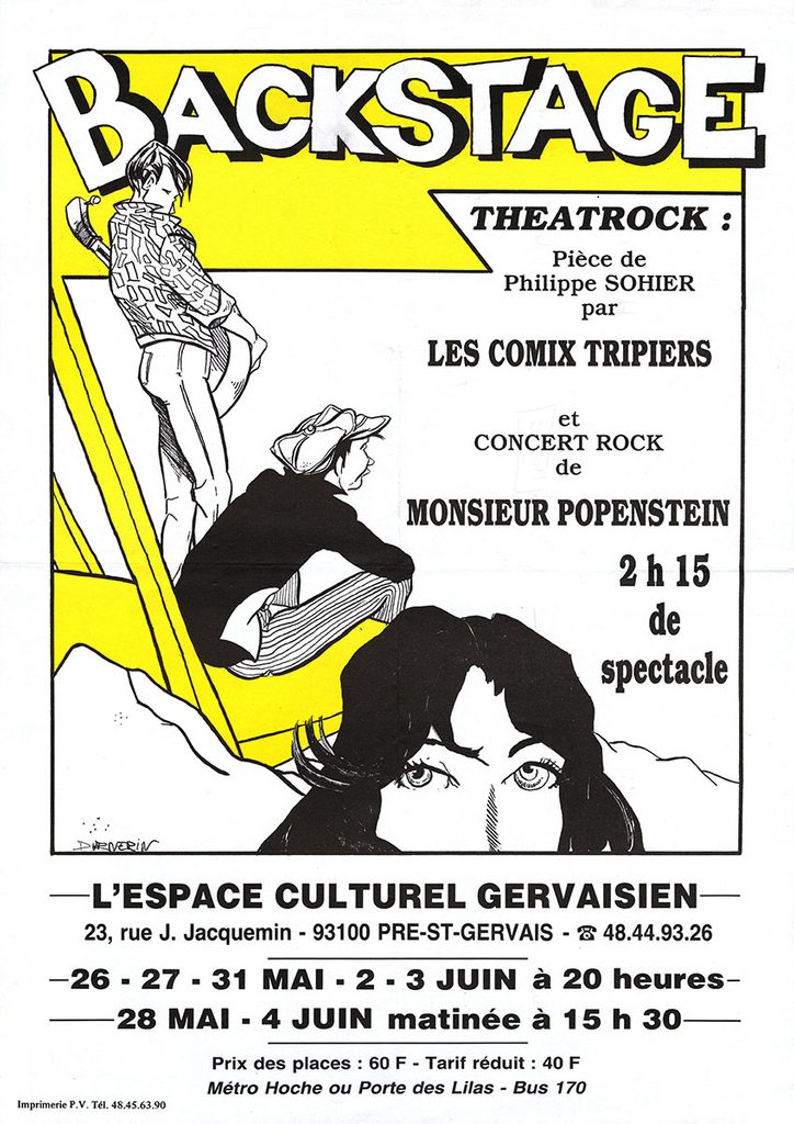 05.26-A3-imprimee-MinoAF-724x1024 Les Comix Tripiers, Monsieur Popenstein "Backstage" (26/05, 27/05, 28/05, 31/05, 02/06, 03/06 et 04/06/8?)