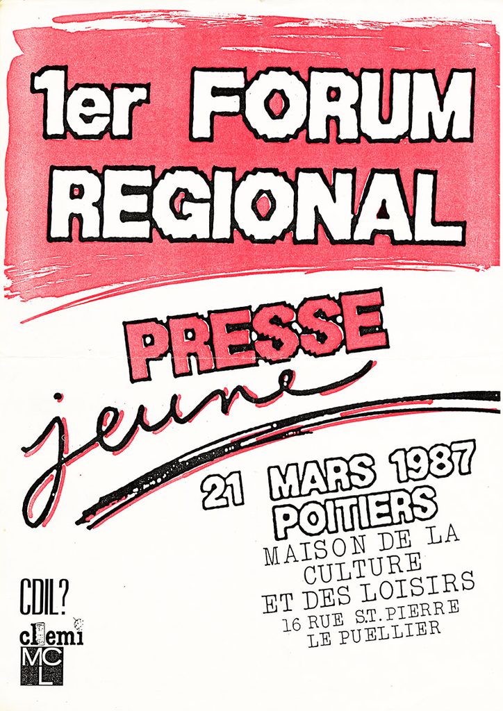 1987.03.21-A3-imprimee-MinoAF-724x1024 "1er Forum régional Presse Jeune" (21/03/87)