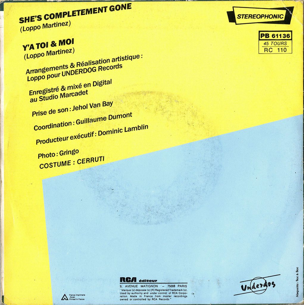 1983-Loppo-Martinez-EP-Shes-Bruno-Boussard-Bruno-BoussardDI02-1021x1024 Loppo "She’s completely gone"