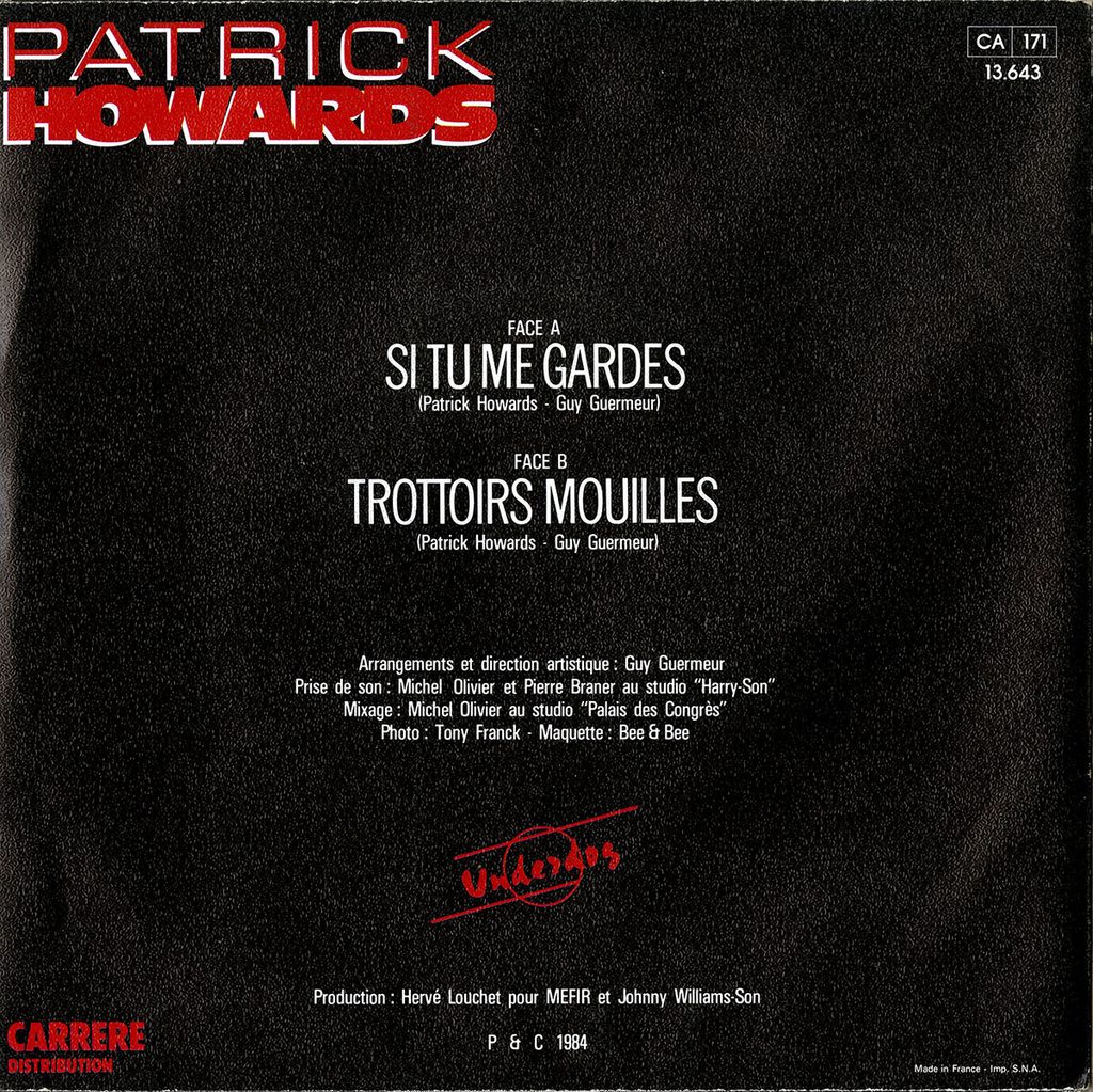 1984-Patrick-Howards-EP-Si-tu-Bruno-Boussard-Bruno-BoussardDI02-1024x1023 Patrick Howards "Si tu me gardes"