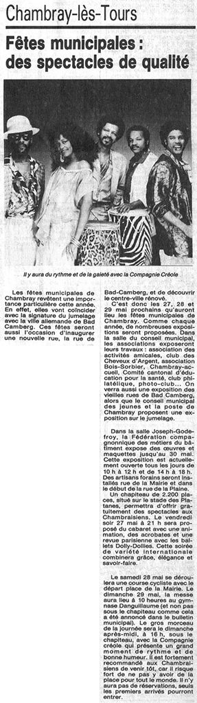 1988.05.19-NRCO.9ADPRE-287x1024 "Fêtes municipales de Chambray-lès-Tours" Compagnie Créole (29/05/88)