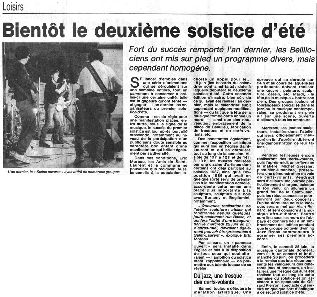 1988.05.30-NRCO.8ADPRE-2-1024x959 "Solstice d’été de Saint-Laurent-en-Gâtines" (18 au 26/06/88)