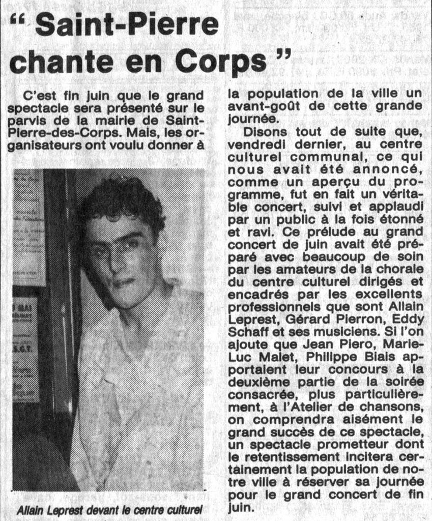 1988.06.01-NRCO.9ADPRE-849x1024 "Saint-Pierre chante en Corps" (27/05/88)