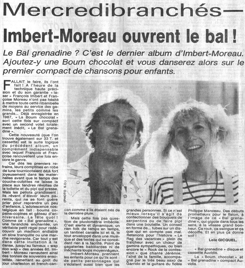 1988.06.29-NRCO.FADPREa-936x1024 François Imbert et Françoise Moreau "Le Bal grenadine"