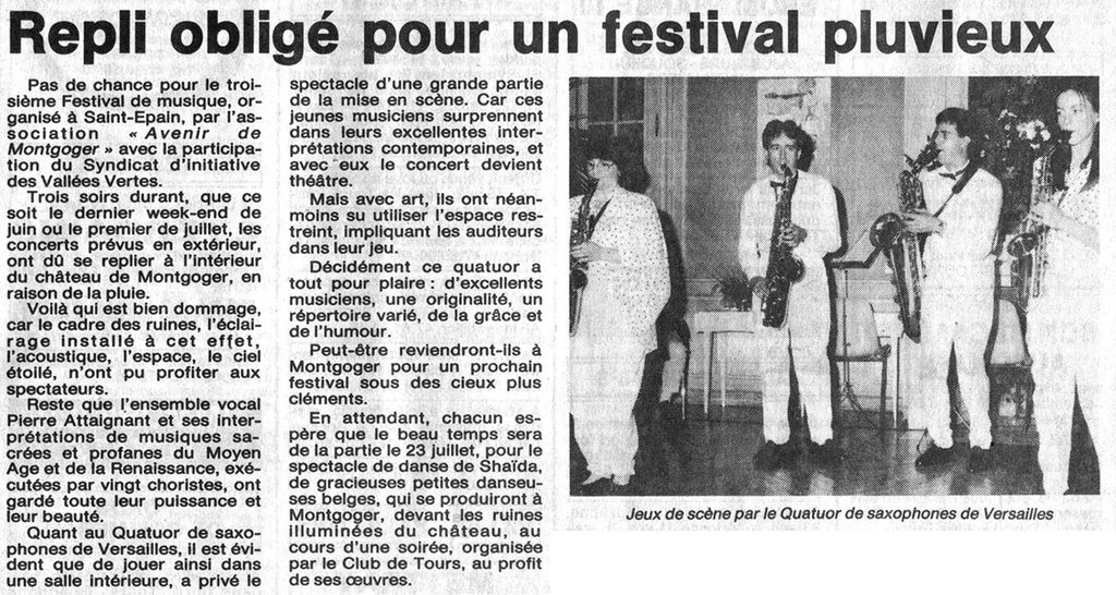 1988.07.11-NRCO.7ADPRE-1024x546 "Festival de musique de Saint-Épain" (01 au 03/07/88)
