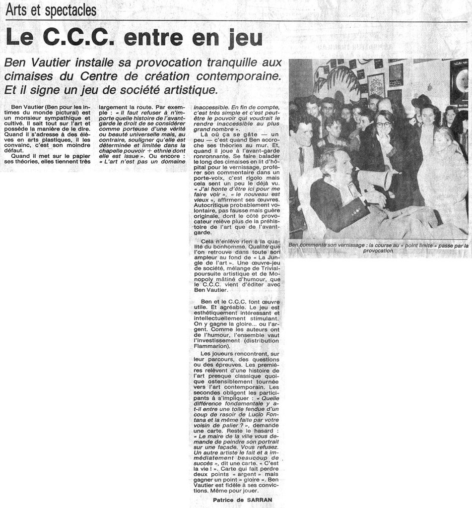 1988.12.05-NRCO.6ADPREc-951x1024 Ben Vautier (02/12/88)