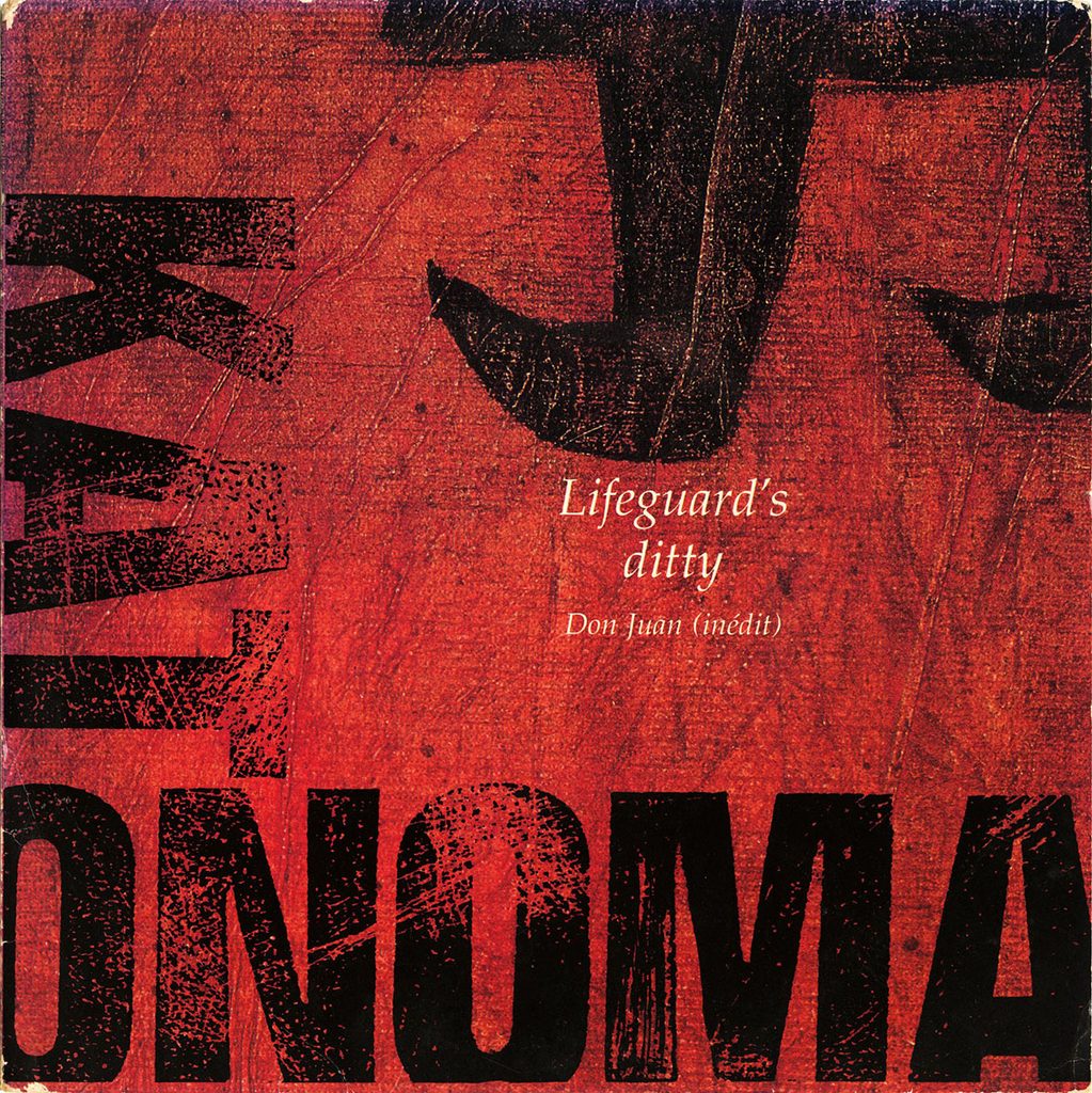 1989-Kat-Onoma-Lifeguard-EuthanasieDI495-1023x1024 Kat Onoma "Lifeguard’s Ditty"
